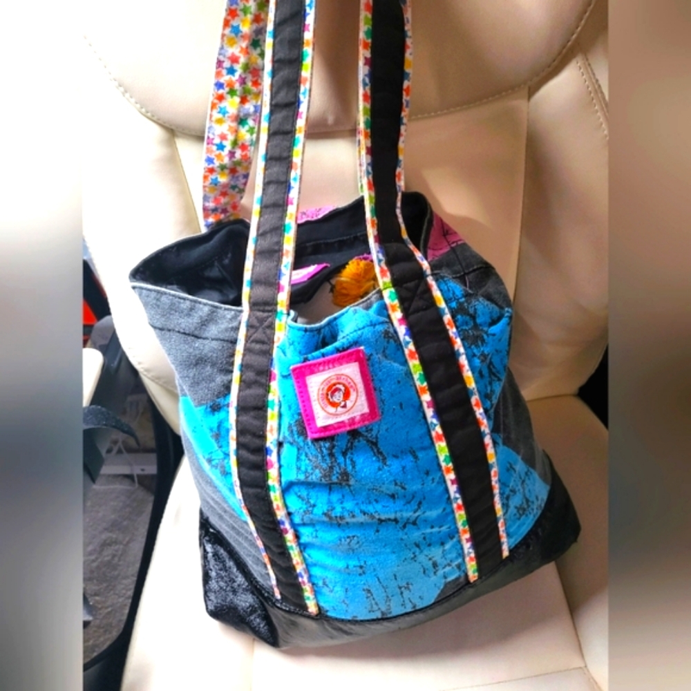 LittleMissMatched Colorful Women's Tote Bag